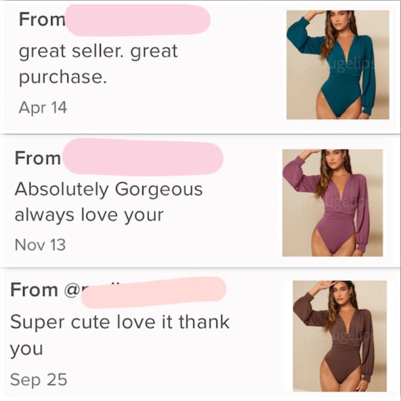 Rusty Brown Elegant V neck Bodysuit Long Bishop Sleeves Stretchy Ruched Waist - Picture 8 of 8